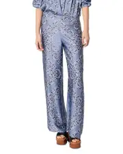 Maje Flowing Patterned Trousers