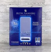 2006 Altec Lansing VS2320 Powered Audio 2.0 System Speakers 5 Watts New In Box