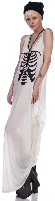 [Wildfox Couture] Inside Out Grunge Maxi Dress