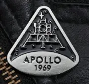 APOLLO 1969 pin - moon landing NASA outer space astronaut - FREE SHIPPING !!!!