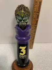 THREE FLOYDS ALPHA KING APA Draft beer keg tap handle. INDIANA.