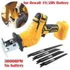 Portable Cordless Reciprocating Saw with Saw Blades For Dewalt 18V DCB180 DCB206