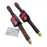 Vintage Lot 2 Old Milwaukee Beer Wood Tap Handle Schlitz Brewery New Old Stock