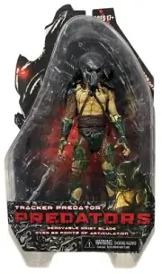 NECA Predators Movie Tracker Predator Action Figure NEW 2010 New w Intact Tusks!