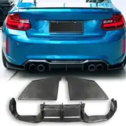 Carbon Fiber Rear Bumper Diffuser Lip Fits For 2016UP BMW F87 M2 MTC Style