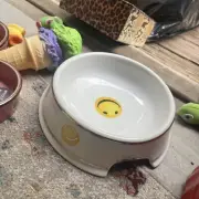 Lillibed Dog Bowl Large Smiley Porcelain