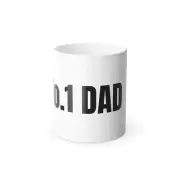 Color Morphing Mug, 11oz - No 1 DAD mug, Father's Day Gift, Heat Sensitive Cup,