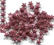 GLITTER STARS Rhinestuds iron-on hot-fix 5mm RED 2 Gross 288 Pieces
