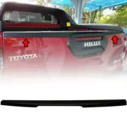 FOR TOYOTA HILUX REVO ROCCO 2018-2021 REAR TAILGATE BLACK COVER TRIM