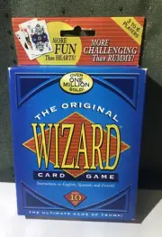 Wizard The Original Card Game 60 Card Deck Strategy w/ Score Pad, New