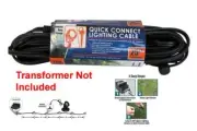 Modular Light Cord Set 5 sockets, 25 ft For Threaded Connector Systems LV System