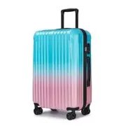 24" Expandable Hard Shell Luggage With Spinner Wheels And Tsa Lock