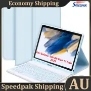 For Samsung Galaxy Tab A9 Plus 11 Inch BT Keyboard Case (Blue With Mouse) AU