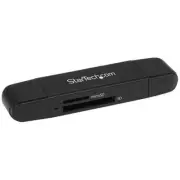 StarTech.com USB 3.0 SD and microSD Card Reader USB-C & USB-A - Portable USB SD