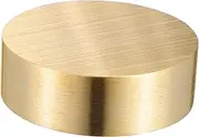 Brass Paperweight, Solid Brass Round Paperweight, Chinese Calligraphy Small Letter Paperweight for Desktop Home Office Decoration