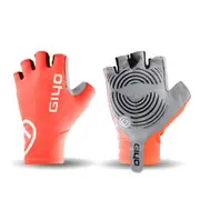 1 Pair Cycle Half -finger Gloves Bicycle Race Gloves Of Bicycle Mtb Road Glove Fluorescent orange_XL