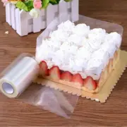 1 Roll Transparent Cakes Collar Kitchen Acetate Cake Candy PET Chocolate USNEW