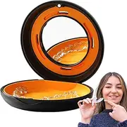 LeoLeozz 2PCS Retainer Case - Braces Case Night Guard Case Container Storage Holder,Retainer Container Case Braces Case Mouth Guard Aligner Case Retainer Organizer for Women Men Travel (Black)