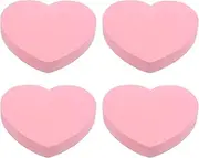 TEHAUX 400pcs Heart Shaped Notes, Pink Sticky Memo Post Self Adhesive Notepads Cute Memo Note for Valentine Home Office School Supplies