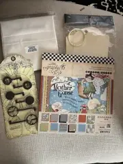 Graphic 45 Mother Goose Collection 8x8 Paper Pad, Embellishments & Instructions