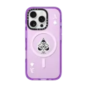 iPhone 16 Pro Impact Case MagSafe Compatible Ace of Spades - White