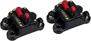 Mobestech Pcs High Circuit Breaker a V-v Self-recovery for Home Solar Winch Car Stereo Black Inverter Safe