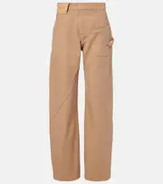 [JW Anderson] JW Anderson Twisted wool wide-leg pants 24 beige