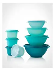 [Tupperware] Heritage Bowl Set of 8 in Green