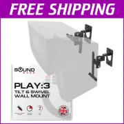Sonos Play:3 Wall Mount Brackets - Adjustable & Easy to Install Twin Pack