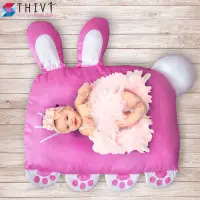 在飛比找蝦皮購物優惠-嬰兒兔子形狀的 Doomagic 枕頭