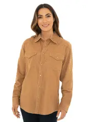 Outdoor Cord Shirt Beige - Long Sleeve