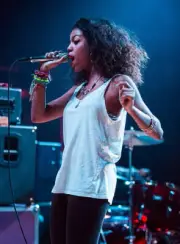 Bayli McKeithan of The Skins in concert at The Royal Oak Music T- 2014 Photo 3
