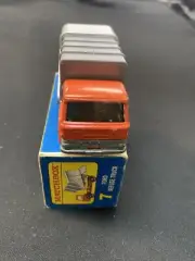 Matchbox 1967 Lesney 1-75 No 7 Ford Truck Refuse Orange BPW MIMB
