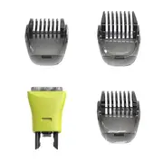 1 Pcs One Blade Replacement Head with 3 Attachments Comb for Philips One Blade QP2724, Oneblades 360 QP2734, QP4631, QP2520 QP2630