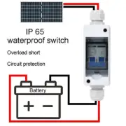 Solar DC Circuit Breaker Switchphotovoltaic Cell Combiner Box With Junction Box