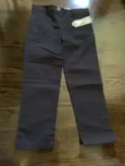 DOCKERS Girls Skinny Approved Schoolwear Pants ~ Size 4 Stretch, Navy NWT
