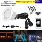 45mm 12V LED Deck Lights Smart WIFI Controller RGB/RGBW Stair Step Plinth Lights