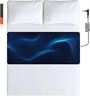 Grounding Mat for Improved Sleep, Reduced Anxiety, Pain, Inflammation, Headache Relief, Balance. Grounded Therapy- (Black, (76.2 * 27.4inch))