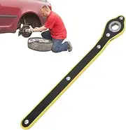 Carraca Cat Automatic - Effort-Saving Manual Carraca with 360 Degree Scissors, Ideal for Car Wheel Nuts and Cats Car Lifting