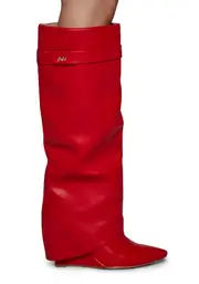 [AZALEA WANG] Lover Stuck On You Wedge Boots