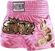 CAMBOS MMA Shorts, Muay Thai, Martial Arts, Cage Fight, BJJ, Boxing, Grappling Fighting Shorts for Men Women Kids(Pink 3,Medium)