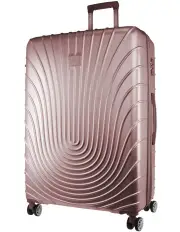 [PIERRE CARDIN] Palais 80cm Large Hard-Shell Suitcase in Rose