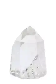 Clear Quartz Crystal Point, Natural Clear Quartz Crystal Tower from Brazil #46