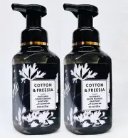 2 Bath & Body Works COTTON FREESIA Gentle Foaming Hand Soap Wash 8.75 oz