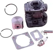 New 1 Set 537253002 45mm Cylinder Piston Kit Fit for for Husq/Varna 346xp 350 351 353 Chainsaw