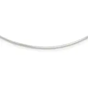 Sterling Silver Solid Polished 1.4mm Neck Wire Necklace