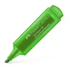 Faber-Castell 1546 Super Fluorescent Textliner - Green (Box of 10)