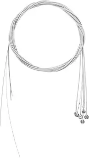 JEWEDECO Coustic Guitar Strings Silver Plated Classical Guitar Strings Heavy Metal Strings Tone Guitar Accessories Replacement Strings