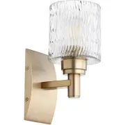Quorum International 5184-1-80 Stadium Wall Mount Wall Light in Aged Brass