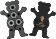 Grizzly ABEC 9 Black Skateboard Bearings Set Of 8
